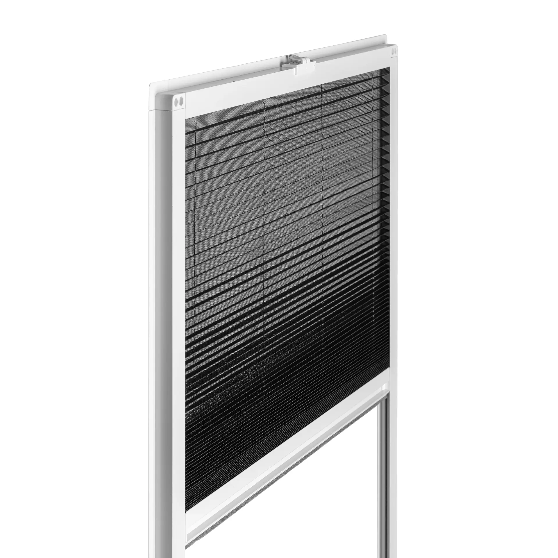 Interior pleated insect screen (no drilling)